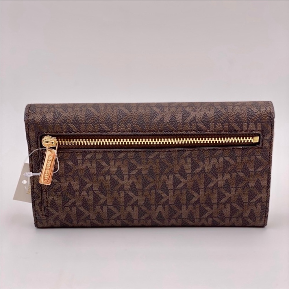 Michael Kors Trifold Wallet Brown - Picture 5 of 9